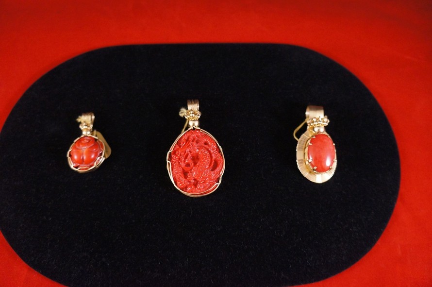 asheville jewelry coral cinnibar starfire biltmore lamp